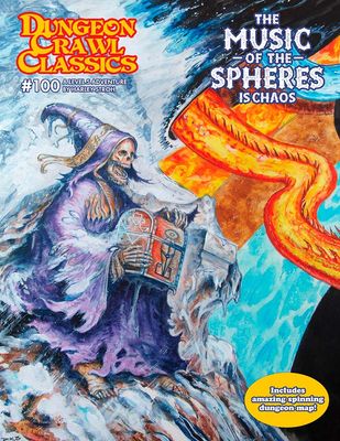 Dungeon Crawl Classics RPG Adventure #100 (L5) - The Music of the Spheres is Chaos Boxed Set (DING/DENT-Light)