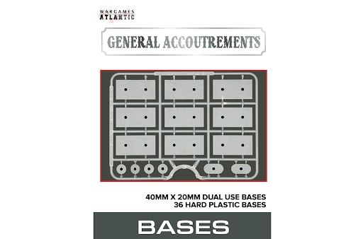 General Accoutrements: Bases - 40mm x 20mm Dual Use