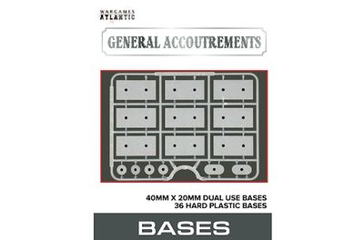 General Accoutrements: Bases - 40mm x 20mm Dual Use