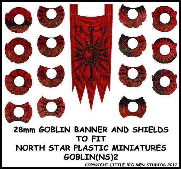 Oathmark: Goblin Banner &amp; Shields Transfers 2