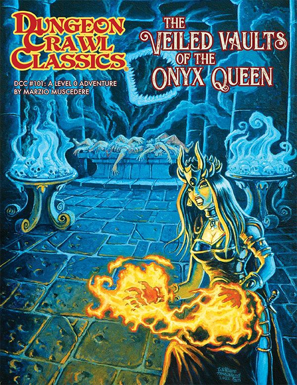 Dungeon Crawl Classics RPG Adventure #101 (L0) - The Veiled Vaults of the Onyx Queen