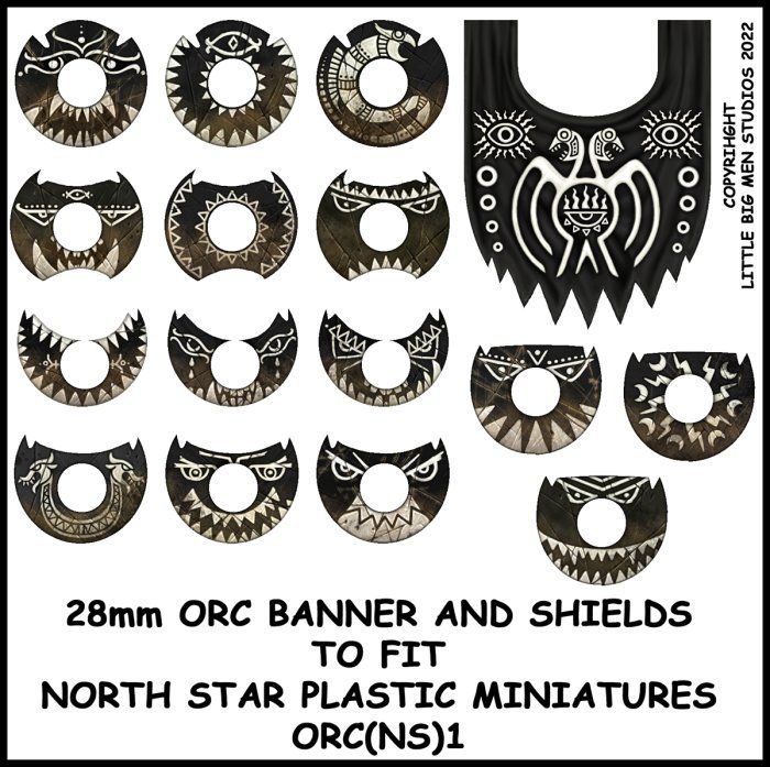 Oathmark: Orc Banner &amp; Shield Transfers 1