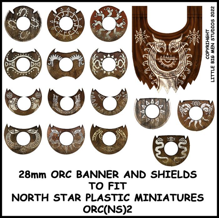 Oathmark: Orc Banner &amp; Shield Transfers 2