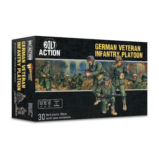 Bolt Action: German Veteran Infantry Platoon