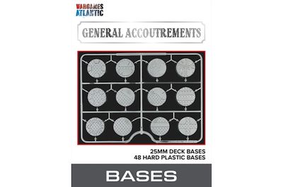 General Accoutrements: Bases - 25mm Deck Bases