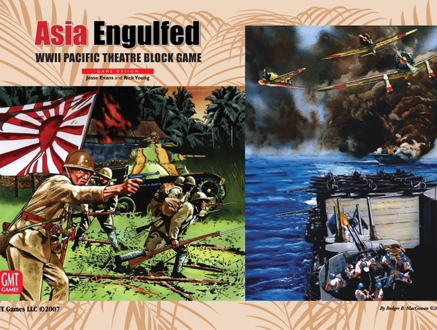 Asia Engulfed: WWII Pacific Theatre Block Game (DING/DENT-Very Light)
