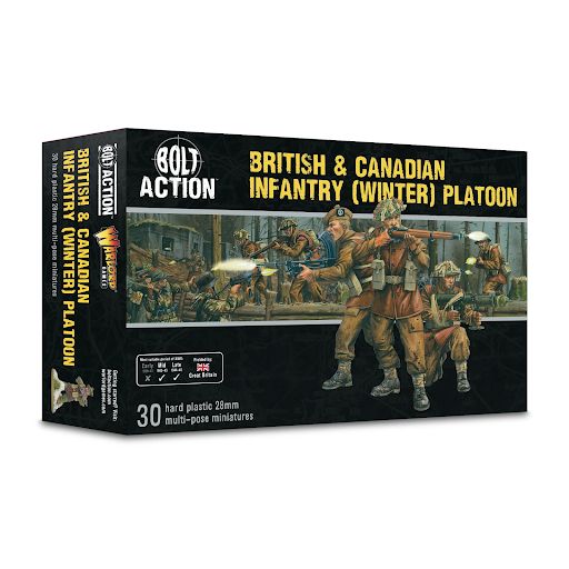 Bolt Action: British &amp; Canadian Infantry (Winter) Platoon