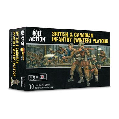 Bolt Action: British &amp; Canadian Infantry (Winter) Platoon