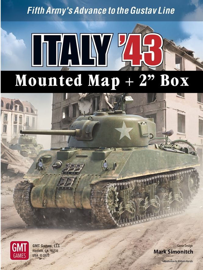 Italy ‘43 - 2&quot; Box and Mounted Map Set Only