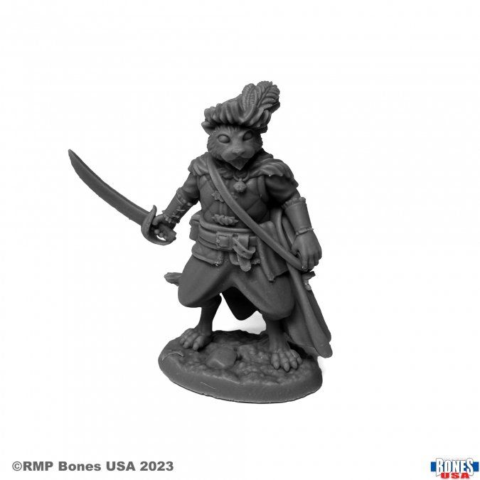 Bones USA Reaper Legends: Gerard, Catfolk Bard