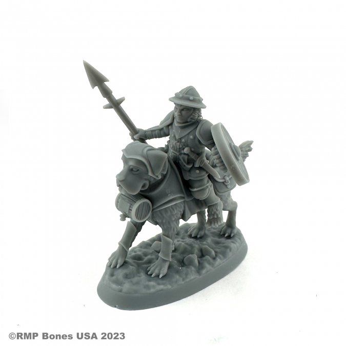 Bones USA Dungeon Dwellers: Male Halfling Dog Rider