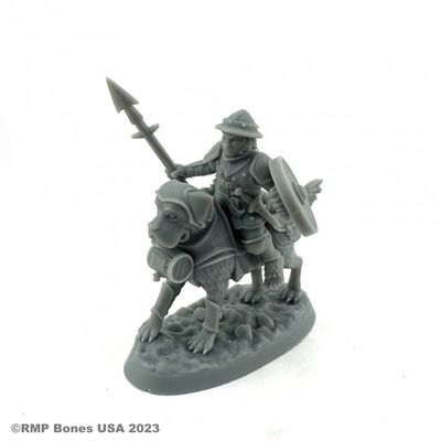 Bones USA Dungeon Dwellers: Male Halfling Dog Rider