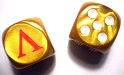 Custom d6 - Sparta