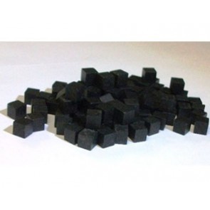 Wooden Cube, 8mm Black