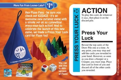 Fluxx: Press Your Luck Promo Card