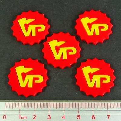 Deluxe Victory Point Tokens (5) - Red