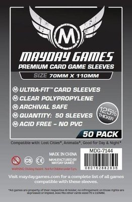 Magnum Silver Ultra-Fit Premium Sleeves (50/pack) 70 X 110 MM