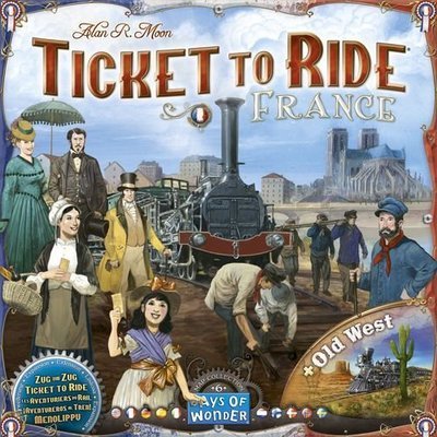 Ticket to Ride Map Collection Volume 6: France and Old West