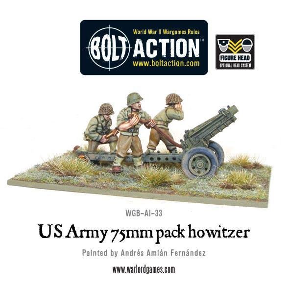Bolt Action: US Army 75mm Pack Howitzer (Open Pack - As Is)