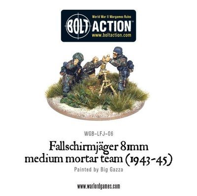 Bolt Action: German Fallschirmjager 81mm Medium Mortar Team