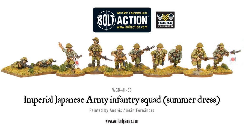 Bolt Action: Imperial Japanese Army Infantry Squad (Summer Dress)