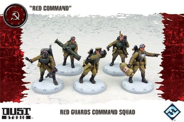 Dust Tactics: SSU Red Guards Command Squad, "Red Command"