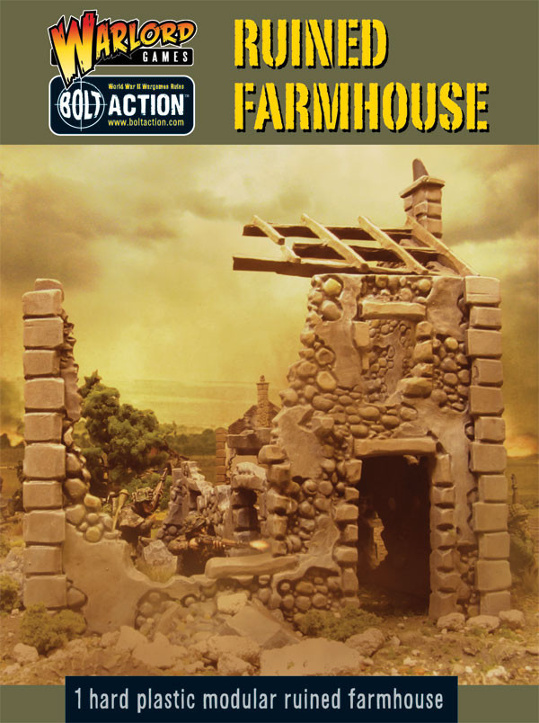Ruined Farmhouse (Bolt Action, 28mm)