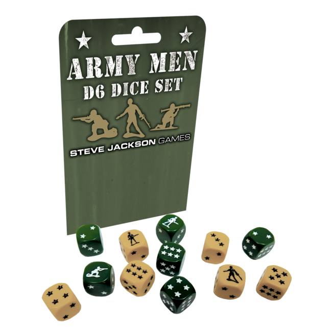 Army Men d6 Dice Set (16mm*12)
