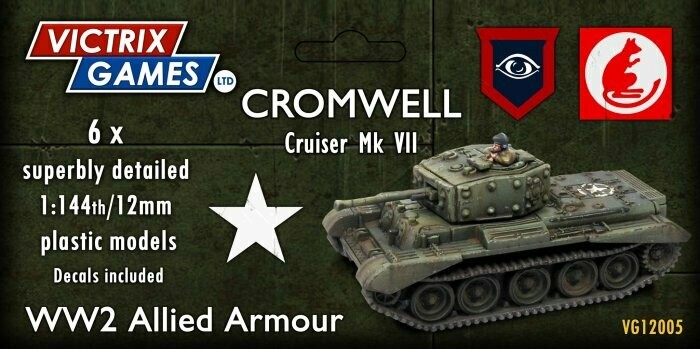 12mm/1:144: WWII - Cromwell Cruiser Mk VII (6)