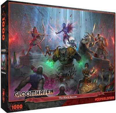 Gloomhaven: The Black Barrow 1000 Piece Jigsaw Puzzle