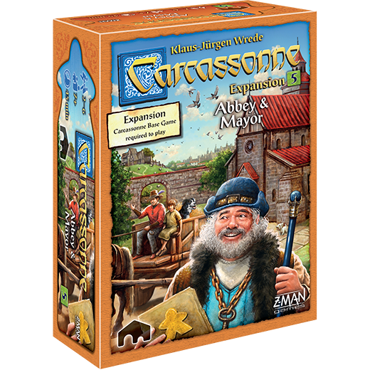 Carcassonne: Abbey &amp; Mayor - Expansion #5