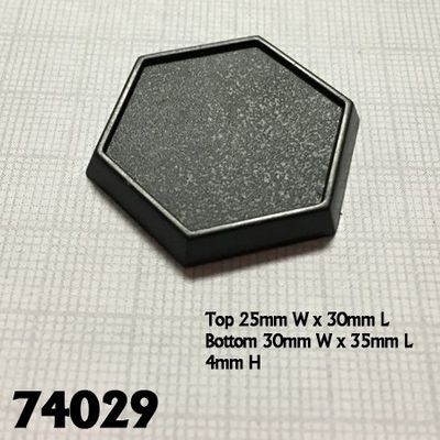 Reaper: 1-inch Hex Gaming Base (20)