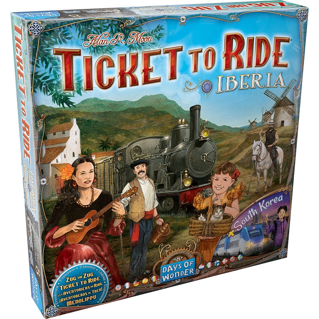 Ticket to Ride Map Collection Volume 8: Iberia &amp; South Korea