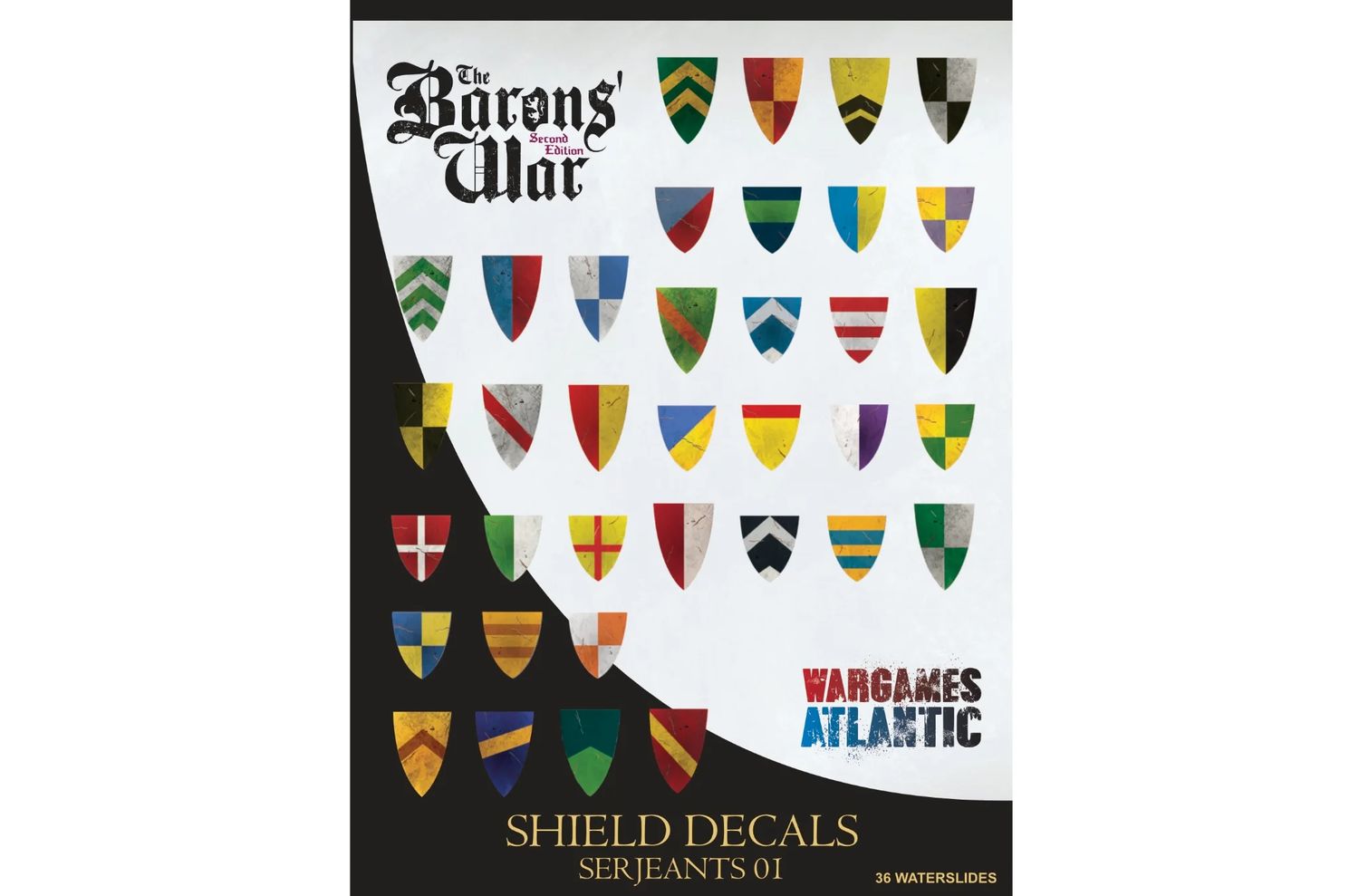 The Barons' War: Shield Decals (03) - Serjeants 01