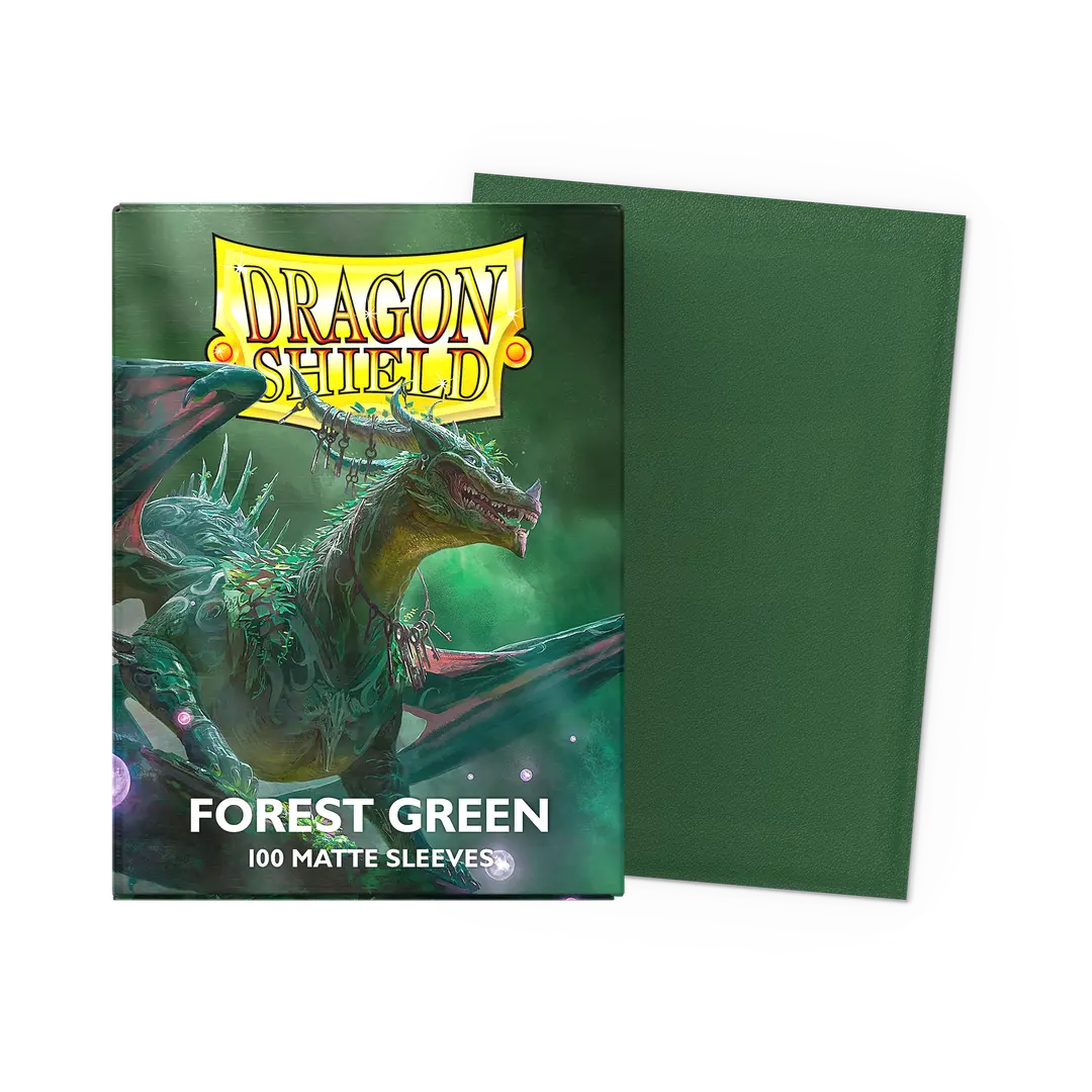 Dragon Shield Matte Card Sleeves 100ct Forest Green