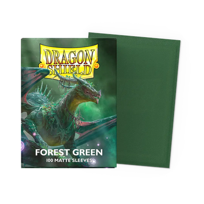 Dragon Shield Matte Card Sleeves 100ct Forest Green