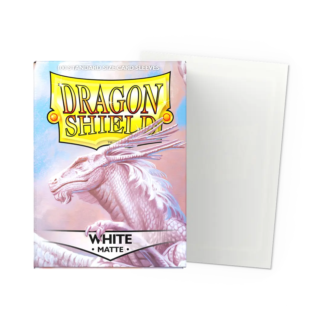 Dragon Shield Matte Card Sleeves 100ct White