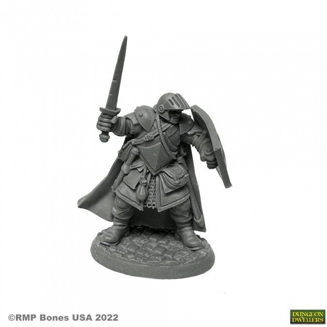 Bones USA Dungeon Dwellers: Baran Blacktree, Veteran Warrior