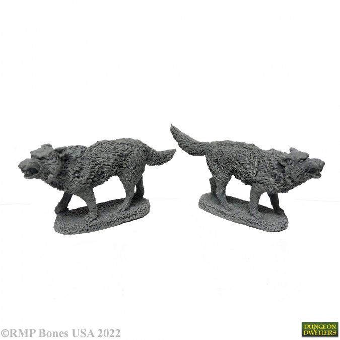 Bones USA Dungeon Dwellers: Dire Wolves (2)
