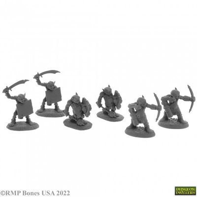 Bones USA Dungeon Dwellers: Goblin Skirmishers (6)
