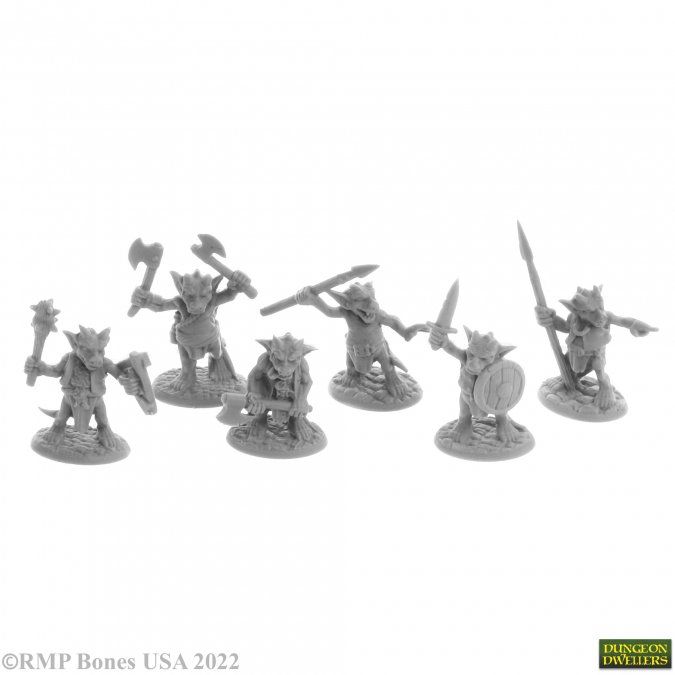 Bones USA Dungeon Dwellers: Ratpelt Kobold Mooks (6)