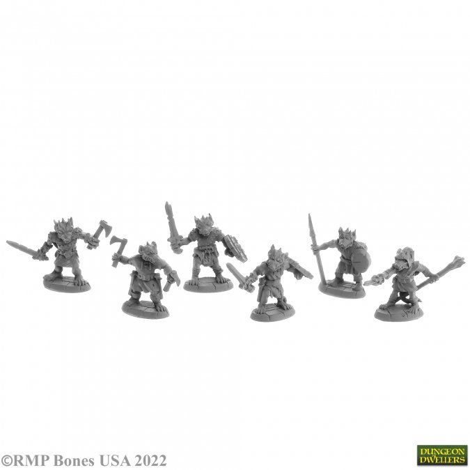 Bones USA Dungeon Dwellers: Nightclaw Kobolds (6)
