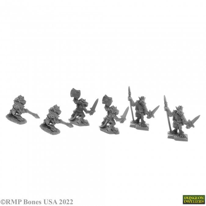 Bones USA Dungeon Dwellers: Bloodscale Kobolds (6)