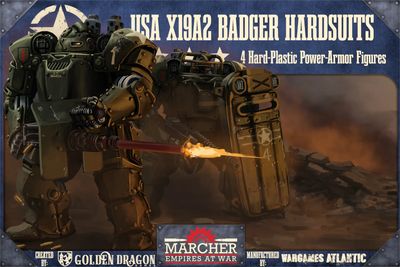 Marcher: USA X19A2 Badger Hardsuits