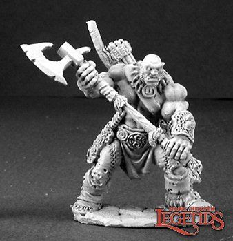 Dark Heaven Legends: Thelgar Halfblood, Half Orc Barbarian