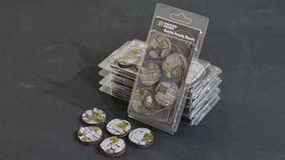 Battle Ready Bases: Temple Round 40mm (x5)