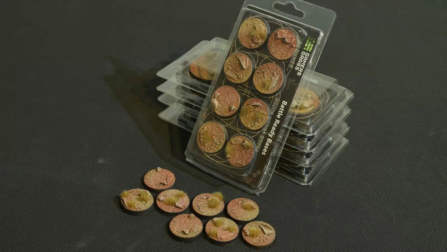 Battle Ready Bases: Badlands Round 32mm (x8)