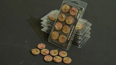 Battle Ready Bases: Badlands Round 32mm (x8)