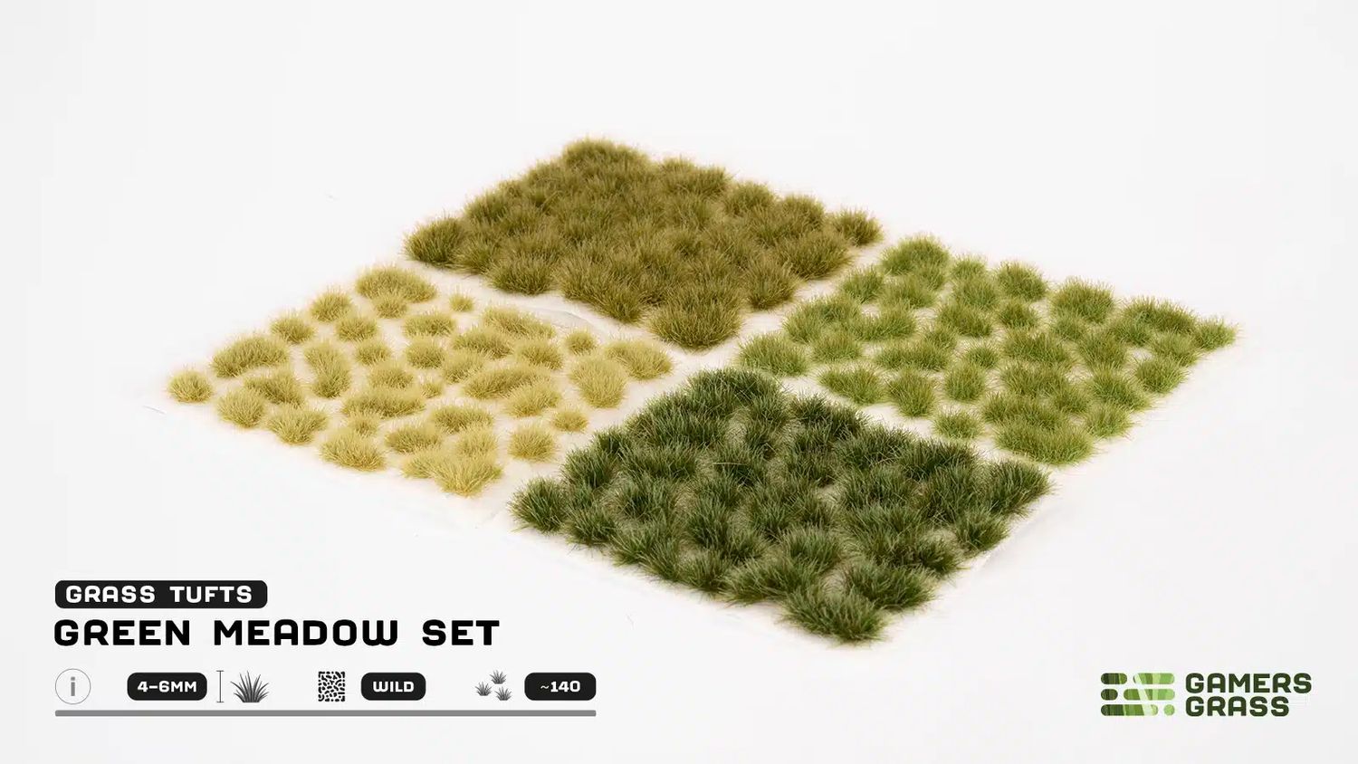Green Meadow Tuft Set