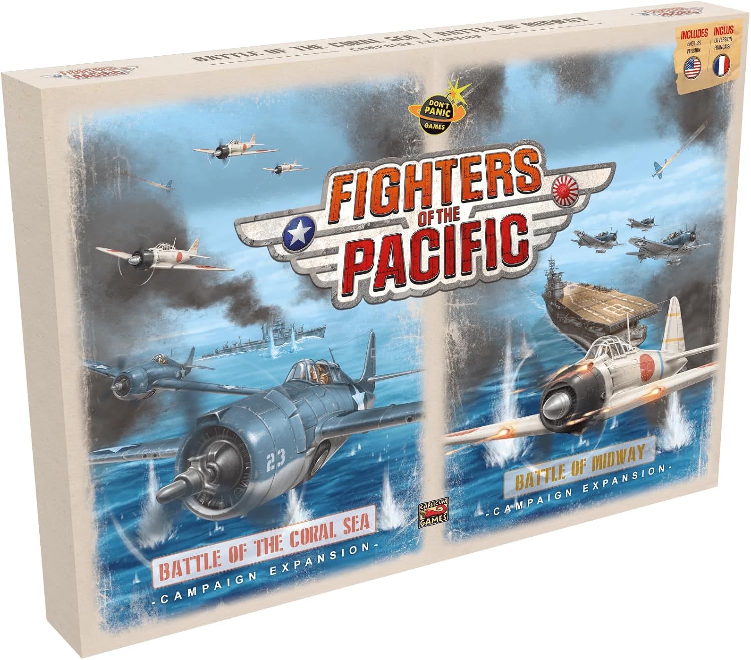 Fighters of the Pacific Campaign Expansions: Battle of the Coral Sea and Battle of Midway